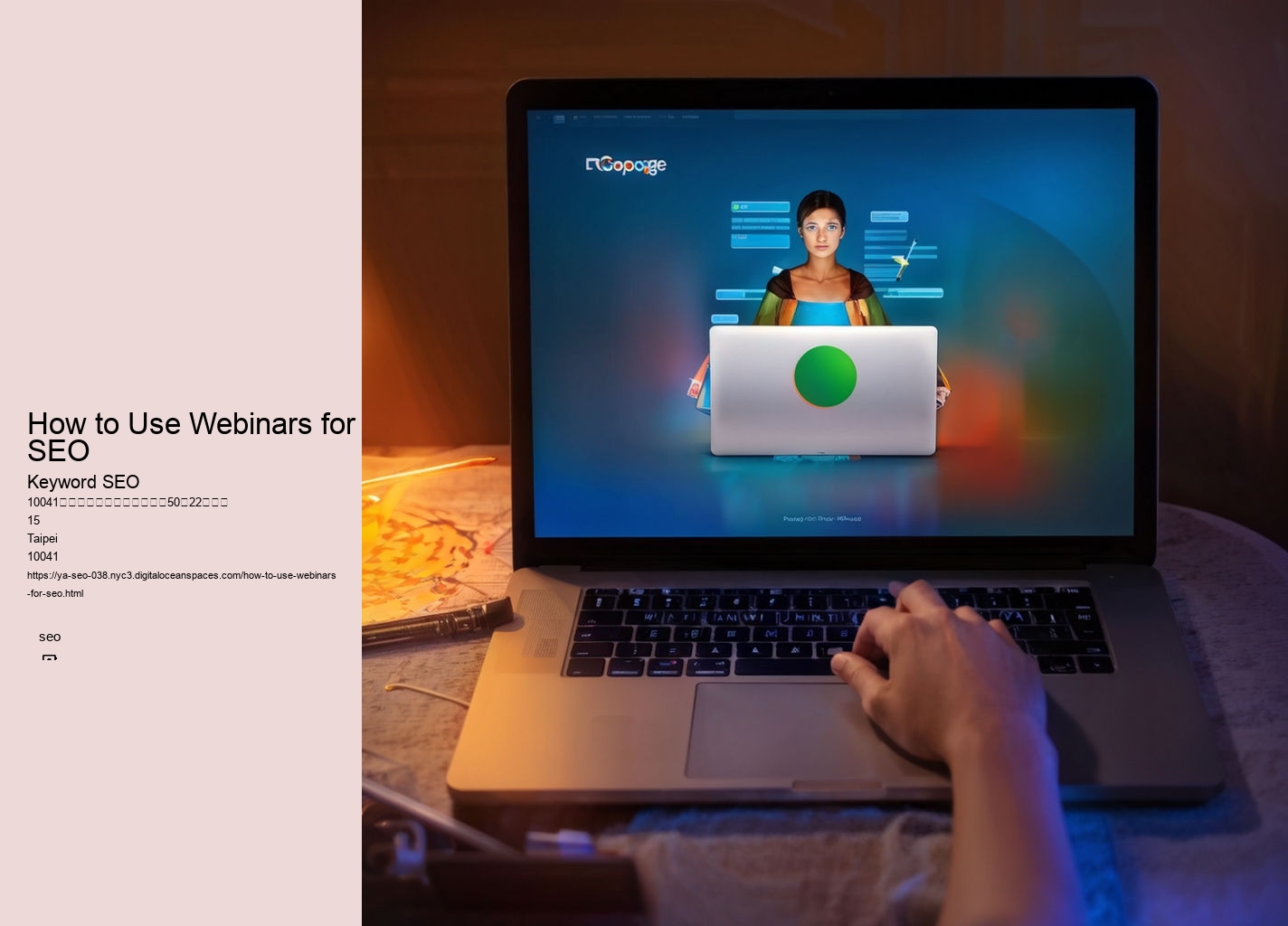 How to Use Webinars for SEO